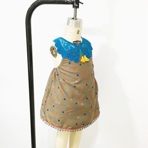 Brass Razoo handmade polk a dot dress